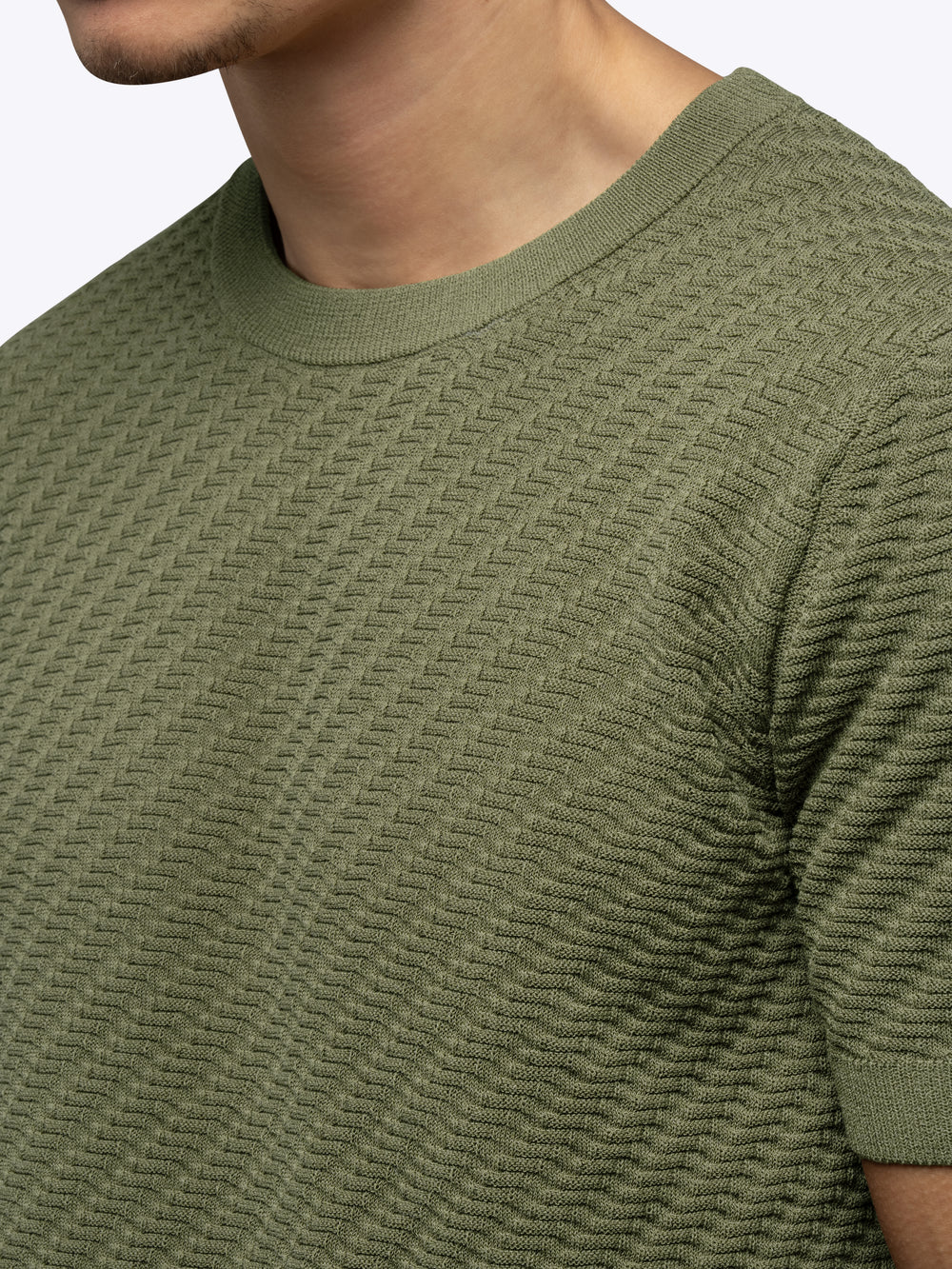Riviera Knit Textured Tee