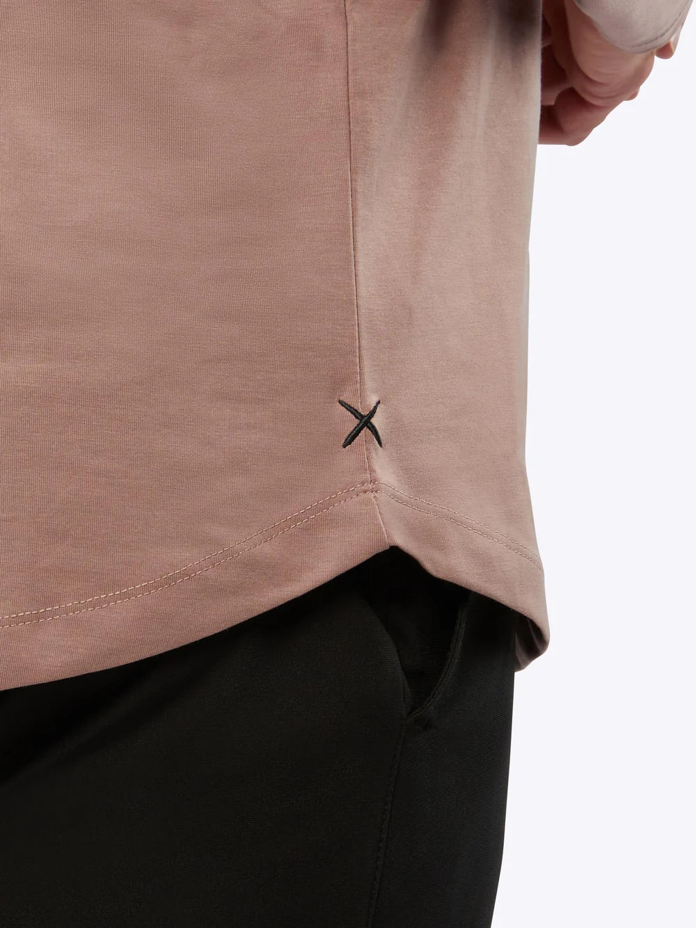 AO Long Sleeve Curve-Hem Tee