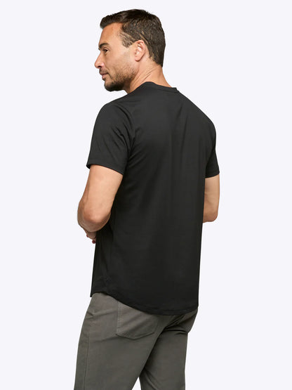 AO V-Neck Curve-Hem Tee