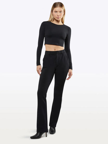 Long Sleeve Tomboy Tee Cropped