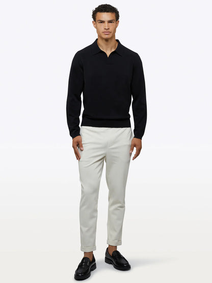 Riviera Knit Long Sleeve Polo