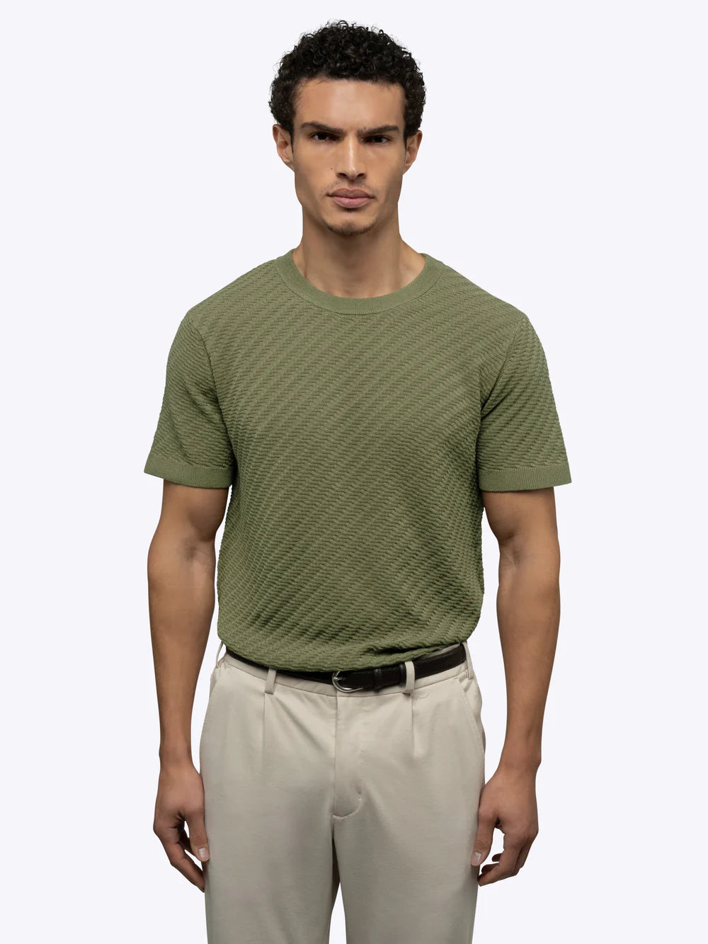 Riviera Knit Textured Tee