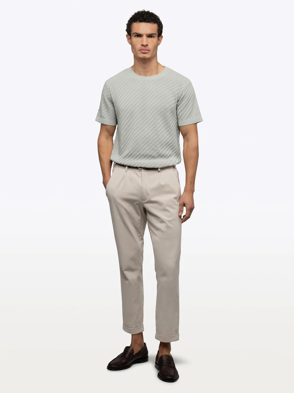 Riviera Knit Textured Tee