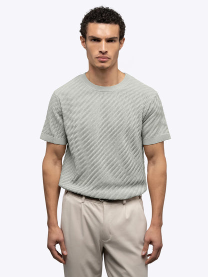 Riviera Knit Textured Tee