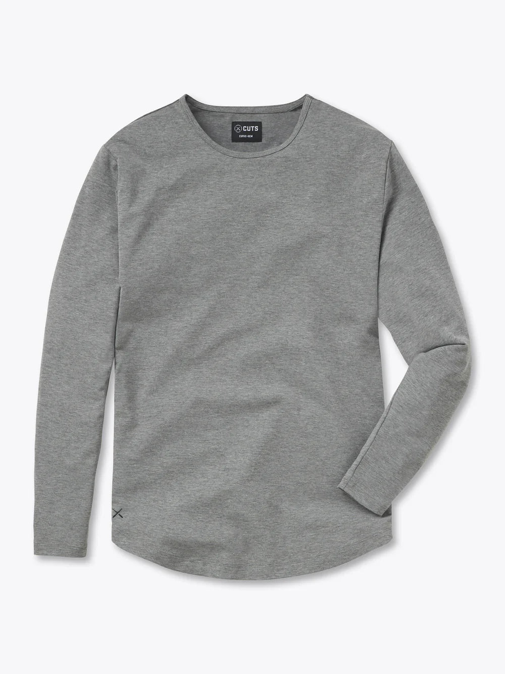AO Long Sleeve Curve-Hem Tee