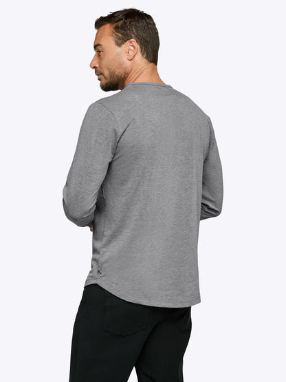 AO Long Sleeve Curve-Hem Tee