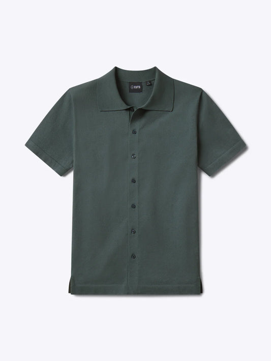 Riviera Knit Button Up