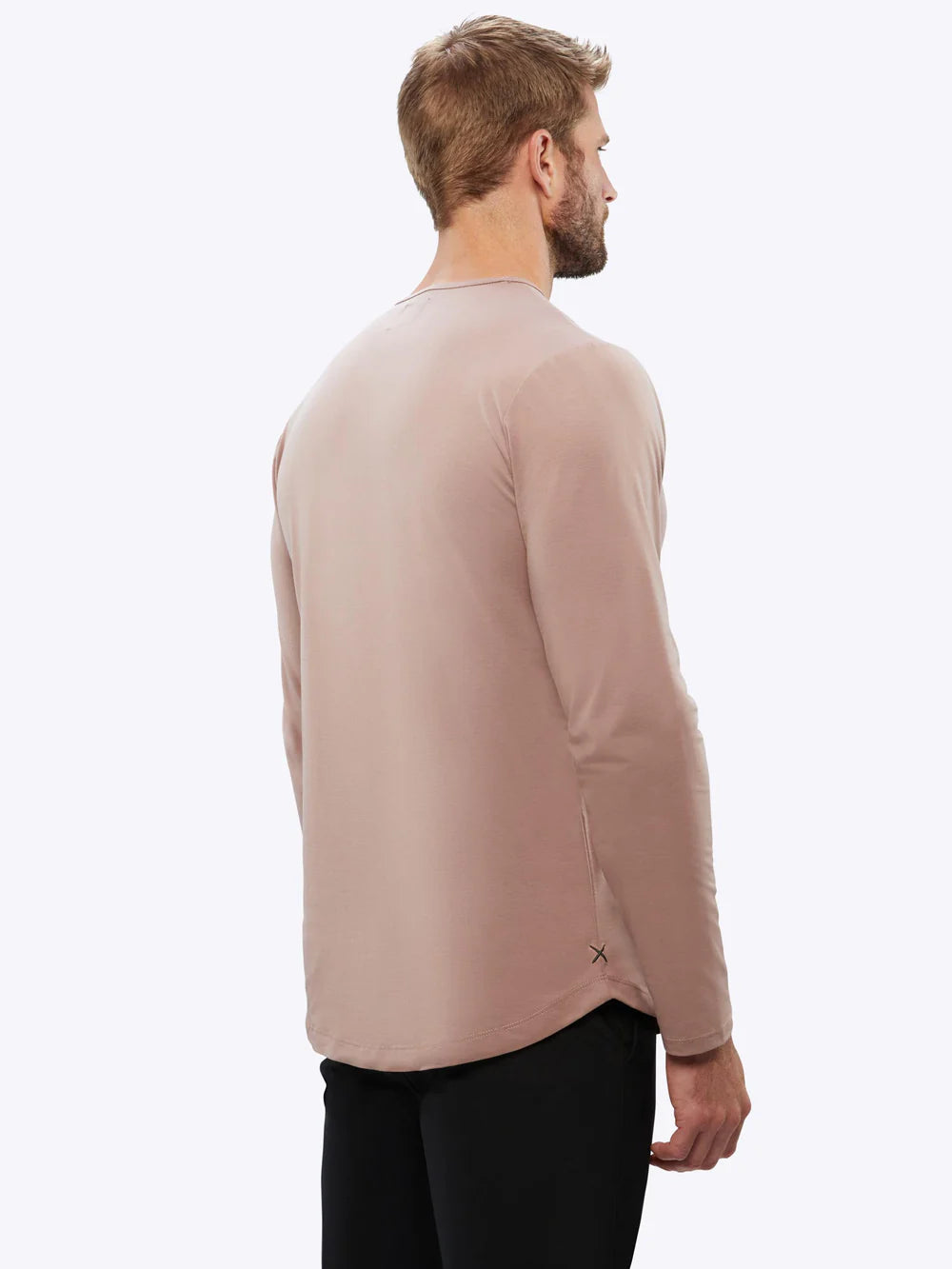 AO Long Sleeve Curve-Hem Tee
