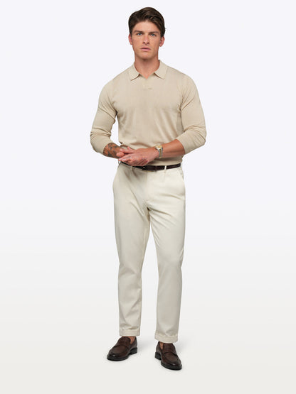 Riviera Knit Long Sleeve Polo