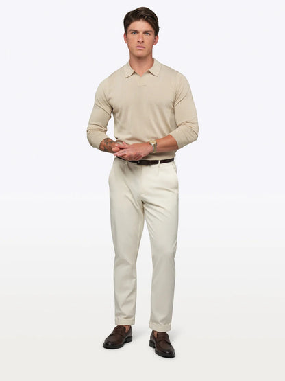 Riviera Knit Long Sleeve Polo