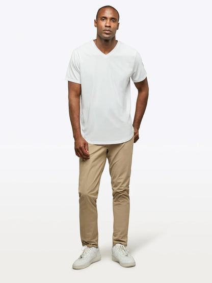 AO V-Neck Curve-Hem Tee