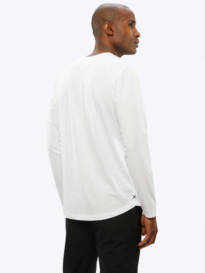 AO Long Sleeve Curve-Hem Tee